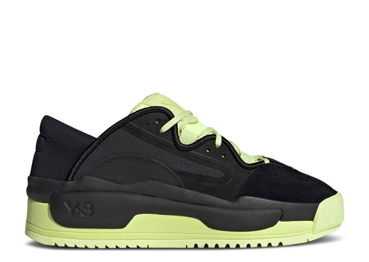 【 ADIDAS Y-3 HOKORI 2 'BLACK SEMI FROZEN YELLOW' / BLACK BLACK SEMI FROZEN YELLOW 】 アディダス 黒色 ブラック 黄色 イエロー スニーカー メンズ｜スニケス