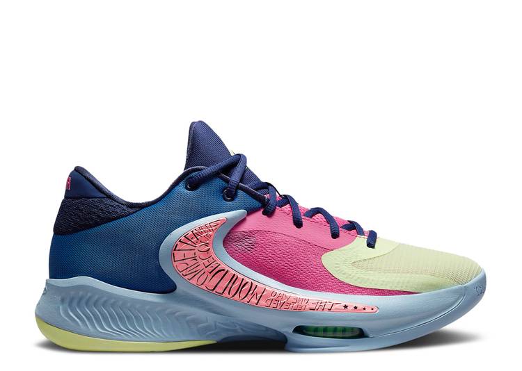 【 NIKE ZOOM FREAK 4 NRG 'UNKNOWN' / DARK MARINA BLUE PINK GAZE 】 ズーム 青色 ブルー ピンク ズームフリーク スニーカー メンズ ナイキ｜スニケス