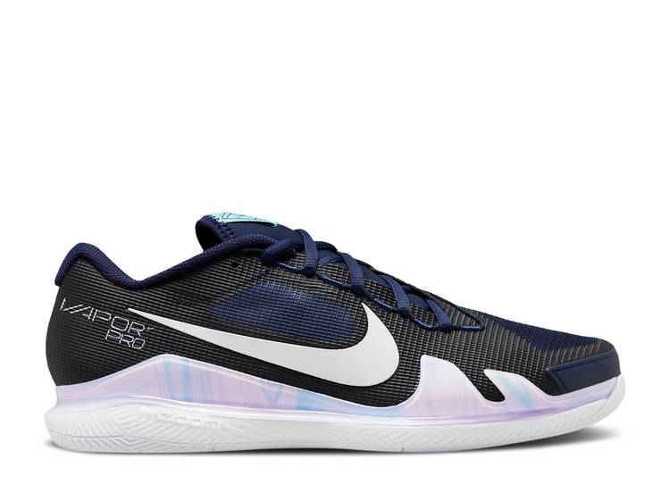 【 NIKE NIKECOURT AIR ZOOM VAPOR PRO \u0027MIDNIGHT NAVY\u0027 / MIDNIGHT NAVY GLACIER ICE WHITE 】 厚地の外套 望遠レンズ 労働者階級 紺色 米国海軍 白いこと 白いこと スニーカー メンズ ナイキ
