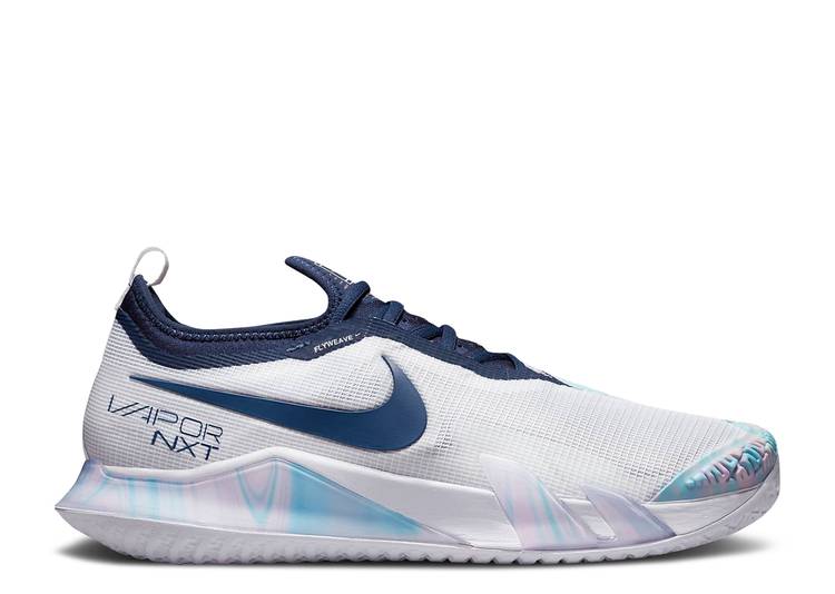 【 NIKE NIKECOURT REACT VAPOR NXT 'WHITE MIDNIGHT NAVY' / WHITE GLACIER ICE MIDNIGHT NAVY 】 コート リアクト 白色 ホワイト 紺色 ネイビー スニーカー メンズ ナイキ