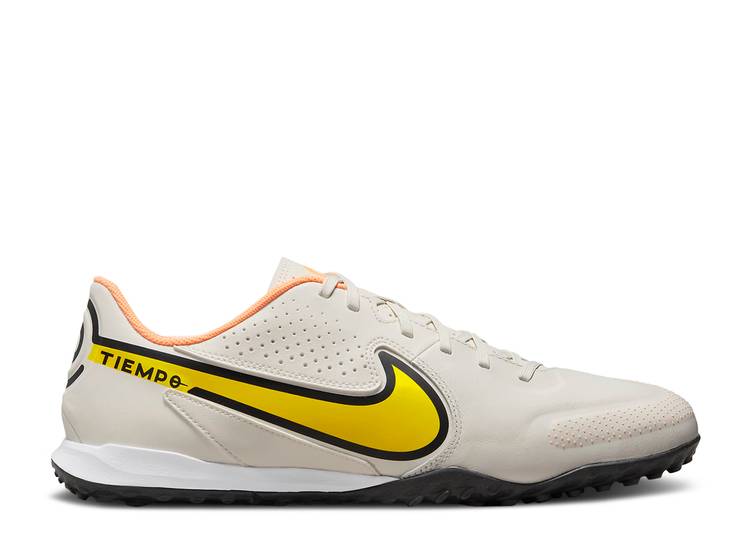 【 NIKE TIEMPO LEGEND 9 ACADEMY TF \u0027PHANTOM YELLOW STRIKE\u0027 / PHANTOM SUNSET GLOW YELLOW 】 ティエンポ 伝え話し 翰林院 黄味がかった 黄色 スニーカー メンズ ナイキ