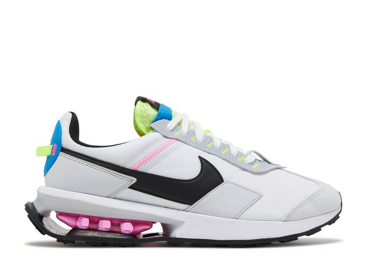 【 NIKE AIR MAX PRE-DAY \u0027WHITE PURE PLATINUM VOLT\u0027 / WHITE PURE PLATINUM VOLT BLACK 】 マックス 純然たる プラチナム 白いこと 白いこと 黒いこと 黒いこと エア湖マックス スニーカー メンズ ナイキ