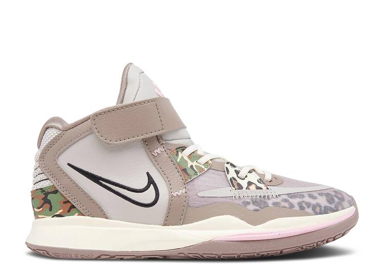 【 NIKE KYRIE INFINITY PS LEOPARD CAMO / LIGHT IRON ORE BLACK MOON FOSSIL 】 カイリー 黒色 ブラック ジュニア キッズ ベビー マタニティ スニーカー ナイキ