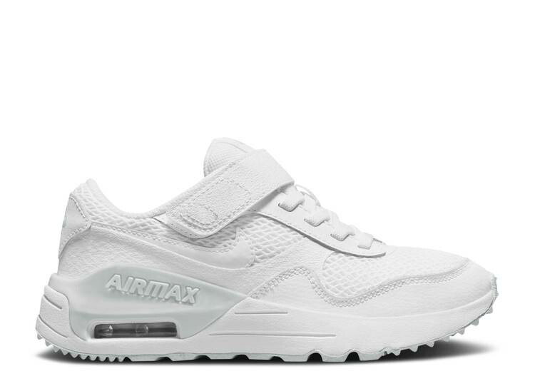 【 NIKE AIR MAX SYSTM PS WHITE PURE PLATINUM / WHITE PURE PLATINUM WHITE 】 マックス ピュア 白色 ホワイト プラチナム エアマックス ジュニア キッズ ベビー マタニティ スニーカー ナイキ