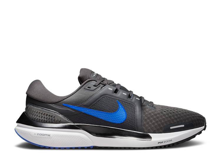 【 NIKE AIR ZOOM VOMERO 16 \u0027ANTHRACITE RACER BLUE\u0027 / ANTHRACITE BLACK WHITE RACER 】 望遠レンズ 黒いこと 黒いこと 白いこと 白いこと スニーカー メンズ ナイキ スニーカー-靴-メンズ靴