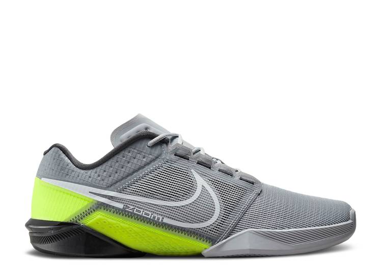 【 NIKE ZOOM METCON TURBO 2 \u0027WOLF GREY VOLT\u0027 / WOLF GREY VOLT BLACK WHITE 】 望遠レンズ ターボ 薄墨色 薄墨色 黒いこと 黒いこと 白いこと 白いこと スニーカー メンズ ナイキ