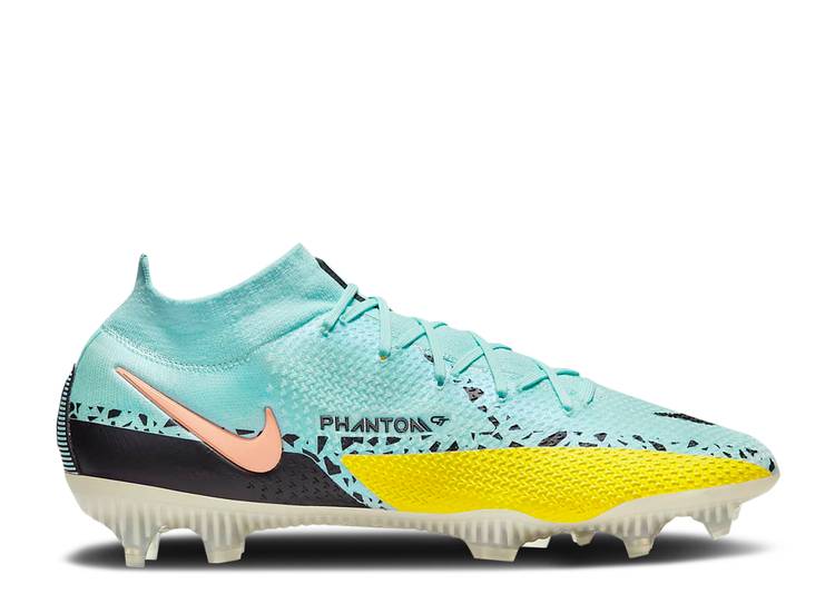 【 NIKE PHANTOM GT2 DF ELITE FG \u0027LUCENT PACK\u0027 / GLACIER ICE YELLOW STRIKE SUNSET 】 エリート 黄味がかった 黄み ストライク スニーカー メンズ ナイキ 靴-メンズ靴-スニーカー