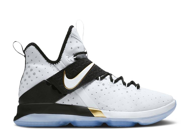 【 NIKE LEBRON 14 'BHM' / WHITE METALLIC GOLD BLACK 】 レブロン 白色 ホワイト ゴールド 黒色 ブラック スニーカー メンズ ナイキ