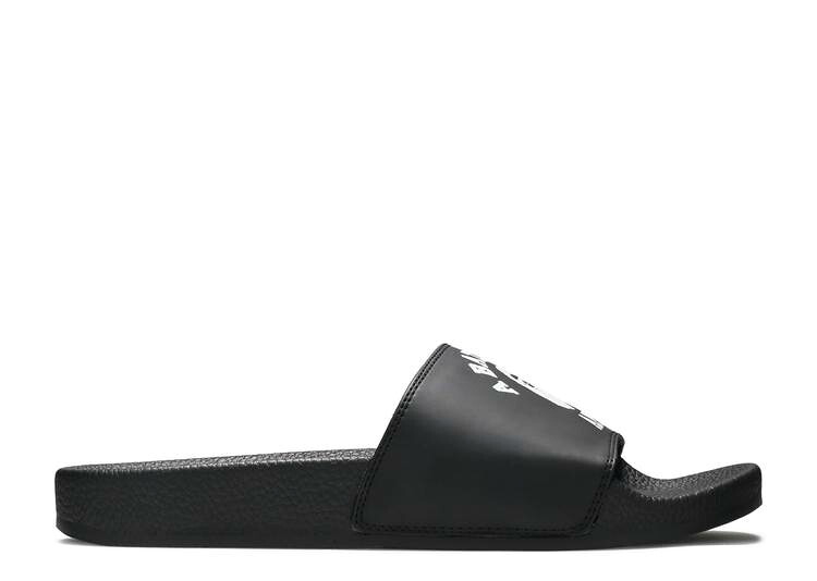 【 BAPE COLLEGE SLIDE 'BLACK' / BLACK 】 カレッジ サンダル 黒色 ブラック スニーカー メンズ ベイプ|スニケス