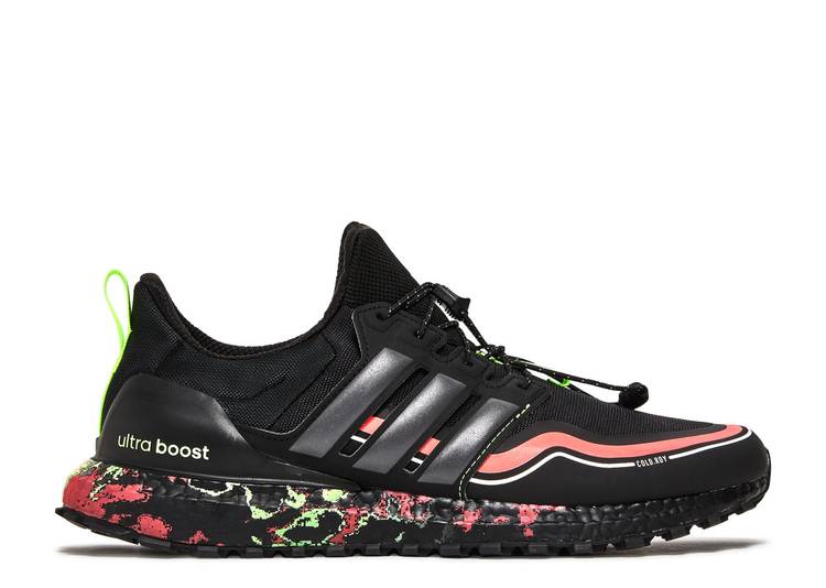 【 ADIDAS ULTRABOOST WINTER.RDY デオキシリボ核酸 \u0027BLACK SIGNAL PINK\u0027 / CORE BLACK CORE BLACK SIGNAL 】 アディダス 中核グループ 黒いこと 黒いこと スニーカー メンズ