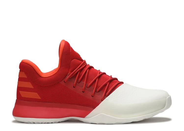 【 ADIDAS HARDEN VOL. 1 'HOME' / FARBE SCARLET FOOTWEAR WHITE 】 アディダス ハーデン 白色 ホワイト スニーカー メンズ
