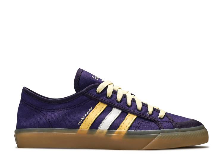 【 ADIDAS WALES BONNER X NIZZA LOW \'UNITY PURPLE\' / UNITY PURPLE YELLOW GOLD 】 アディダス 紫 パープル 黄色 イエロー ゴールド スニーカー メンズ|スニケス