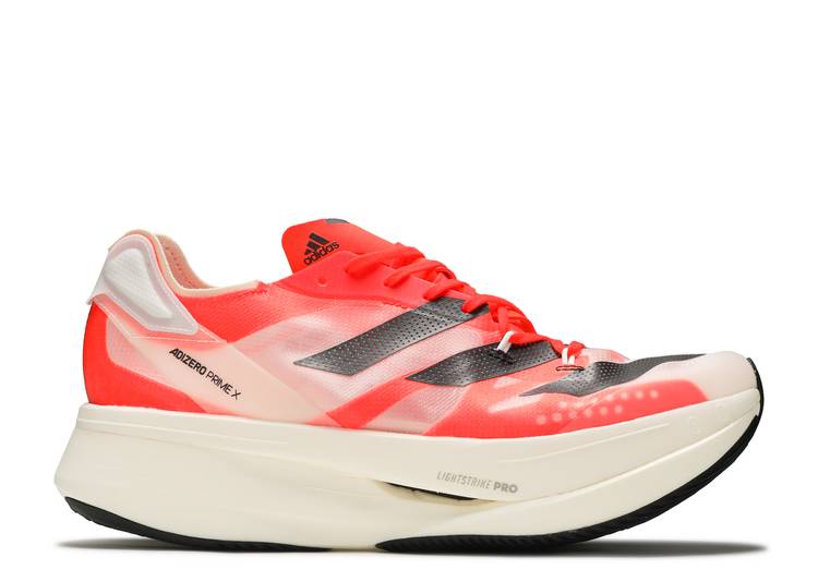 【 ADIDAS ADIZERO PRIME X 'WHITE SOLAR RED' / CLOUD WHITE CARBON SOLAR RED 】 アディダス アディゼロ 白色 ホワイト カーボン 赤 レッド スニーカー メンズ