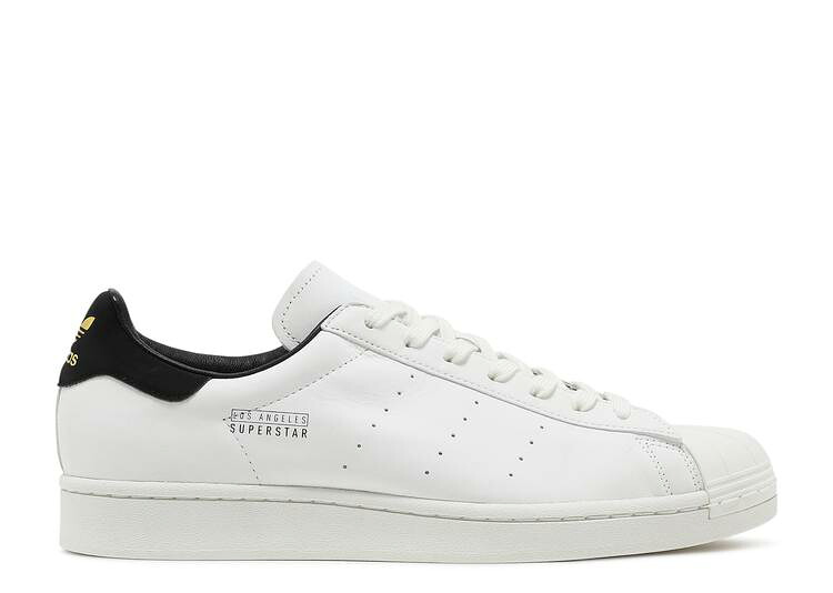 【 ADIDAS SUPERSTAR PURE 'LOS ANGELES' / CLOUD WHITE CORE BLACK GOLD 】 アディダス スーパースター ピュア 白色 ホワイト コア 黒色 ブラック ゴールド 'ロサンゼルス' スニーカー メンズ