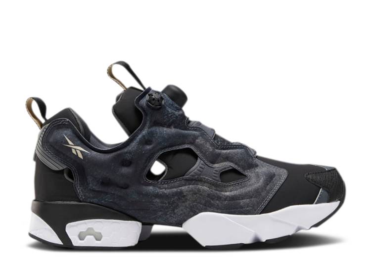 【 REEBOK INSTAPUMP FURY OG 'LEGION OF - ROCK C. RUSH' / BLACK TRUE GREY WHITE 】 リーボック 黒色 ブラック 灰色 グレー 白色 ホワイト インスタポンプフューリー スニーカー メンズ｜スニケス