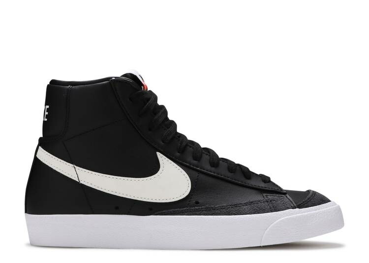 【 NIKE WMNS BLAZER MID '77 'BLACK WHITE' / BLACK WHITE BLACK BLACK 】 ブレイザー ミッド 黒色 ブラック 白色 ホワイト スニーカー レディース ナイキ