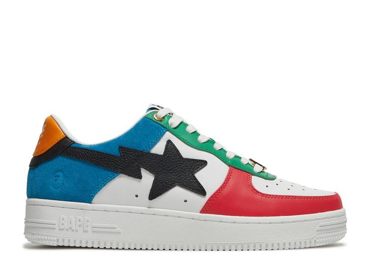 【 BAPE BAPESTA LOW \u0027TOKYO OLYMPICS 2021\u0027 / MULTI COLOR 】 スニーカー メンズ ベイプ