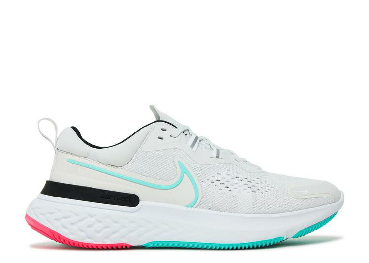 【 NIKE REACT MILER 2 \u0027SOUTH BEACH\u0027 / PLATINUM TINT WHITE DYNAMIC 】 リアクト プラチナム 白いこと 白いこと 活動的 スニーカー メンズ ナイキ