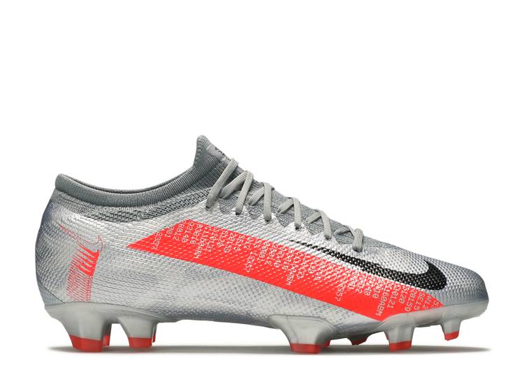 【 NIKE MERCURIAL VAPOR 13 PRO FG 'METALLIC GREY CRIMSON' / METALLIC BOMBER GREY PARTICLE 】 サーティーン プロ 灰色 グレー スニーカー メンズ ナイキ
