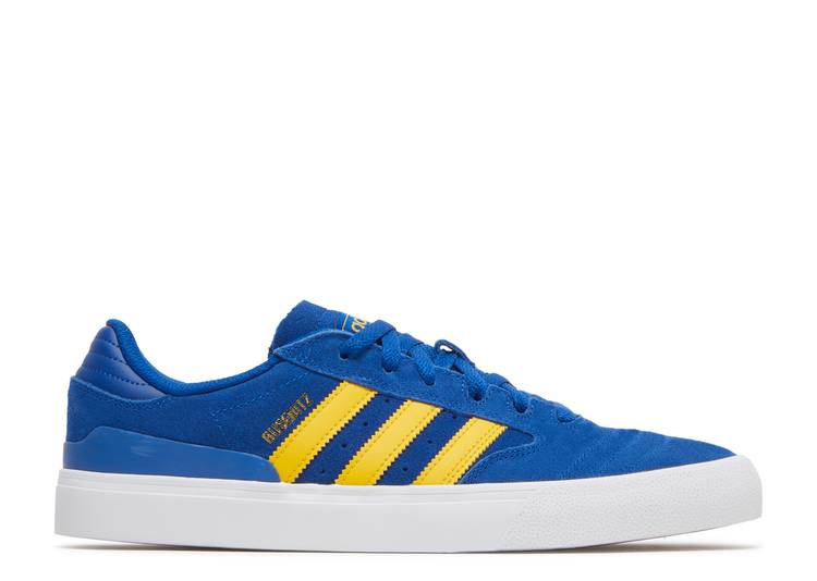 【 ADIDAS BUSENITZ VULC 2 'COLLEGIATE ROYAL BOLD GOLD' / COLLEGIATE ROYAL BOLD GOLD CLOUD 】 アディダス ゴールド スニーカー メンズ