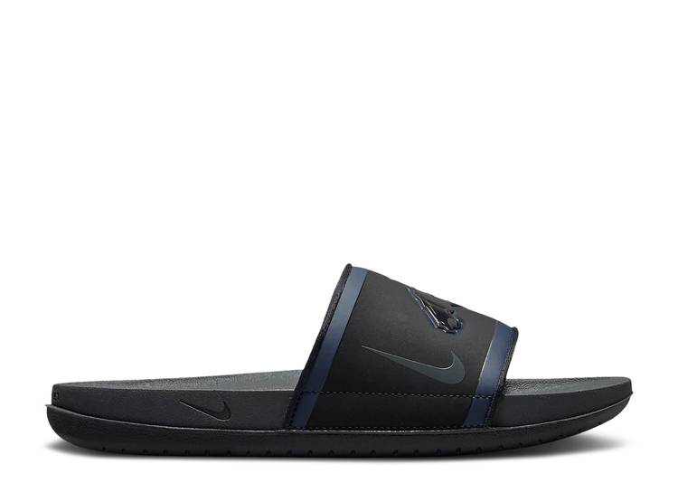 【 NIKE NFL X OFFCOURT SLIDE DENVER BRONCOS / BLACK BRILLIANT ORANGE COLLEGE 】 サンダル 黒色 ブラック 橙 オレンジ カレッジ デンバー ブロンコス スニーカー メンズ ナイキ