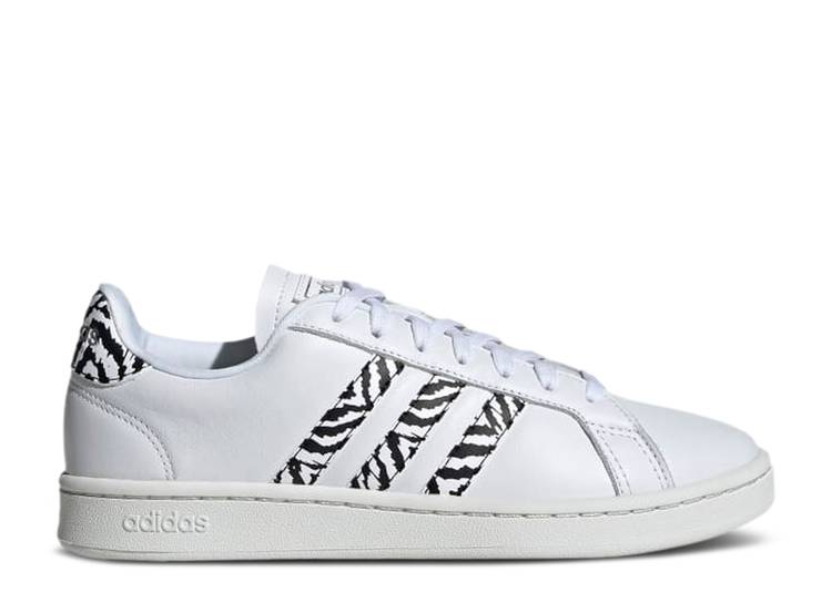 【 ADIDAS WMNS GRAND COURT 'ZEBRA' / CLOUD WHITE CLOUD WHITE CRYSTAL 】 アディダス グランド コート 白色 ホワイト スニーカー レディース