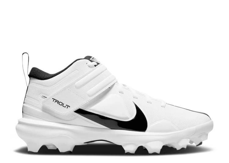 【 NIKE FORCE TROUT 7 PRO MCS 'WHITE BLACK' / WHITE DYNAMIC TURQUOISE BLACK 】 【箱なし】【黄ばみあり※画像参照】