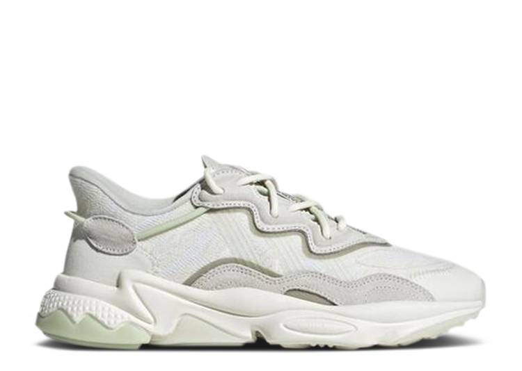 【 ADIDAS WMNS OZWEEGO 'CHALK WHITE' / CHALK WHITE CHALK WHITE LIME 】 アディダス 白色 ホワイト ライム スニーカー レディース