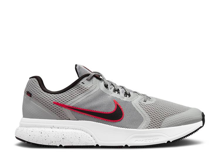【 NIKE ZOOM SPAN 4 \u0027LIGHT SMOKE GREY\u0027 / LIGHT SMOKE GREY DARK SMOKE GREY 】 望遠レンズ 薄墨色 薄墨色 スニーカー メンズ ナイキ スニーカー-靴-メンズ靴