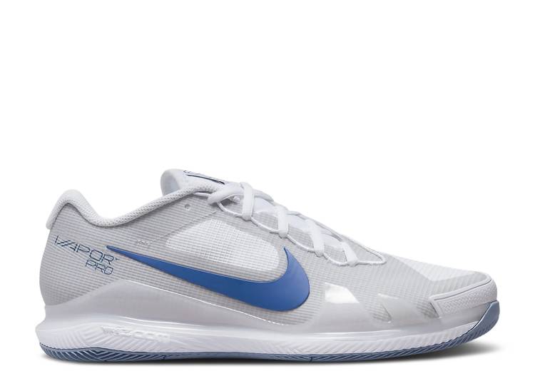 【 NIKE NIKECOURT AIR ZOOM VAPOR PRO \u0027WHITE MYSTIC NAVY\u0027 / WHITE ASHEN SLATE GREY FOG 】 厚地の外套 望遠レンズ 労働者階級 白いこと 白いこと 薄墨色 薄墨色 スニーカー メンズ ナイキ
