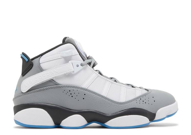 【 AIR JORDAN JORDAN 6 RINGS WHITE PARTICLE GREY / WHITE DUTCH BLUE PARTICLE GREY 】 ナイキ リング 白色 ホワイト 青色 ブルー 灰色 グレー エアジョーダン スニーカー メンズ