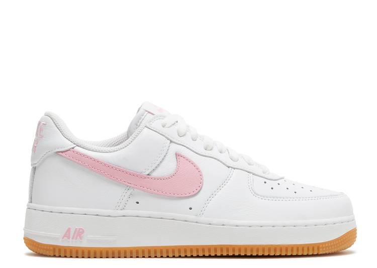 【 NIKE AIR FORCE 1 LOW 'COLOR OF THE MONTH - WHITE PINK' / WHITE PINK GUM YELLOW METALLIC 】 白色 ホワイト ピンク 黄色 イエロー エアフォース スニーカー メンズ ナイキ｜スニケス
