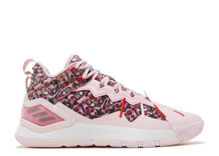【 ADIDAS D ROSE SON OF CHI \u0027CHRISTMAS - CLEAR PINK\u0027 / CLEAR PINK ROSE TONE CLOUD WHITE 】 アディダス サクラ色 サクラ色 白いこと 白いこと スニーカー メンズ