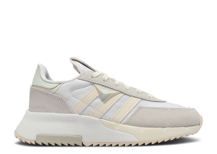 【 ADIDAS WMNS RETROPY F2 \u0027WHITE ECRU TINT\u0027 / CLOUD WHITE ECRU TINT ALUMINUM 】 アディダス 白いこと 白いこと スニーカー レディース