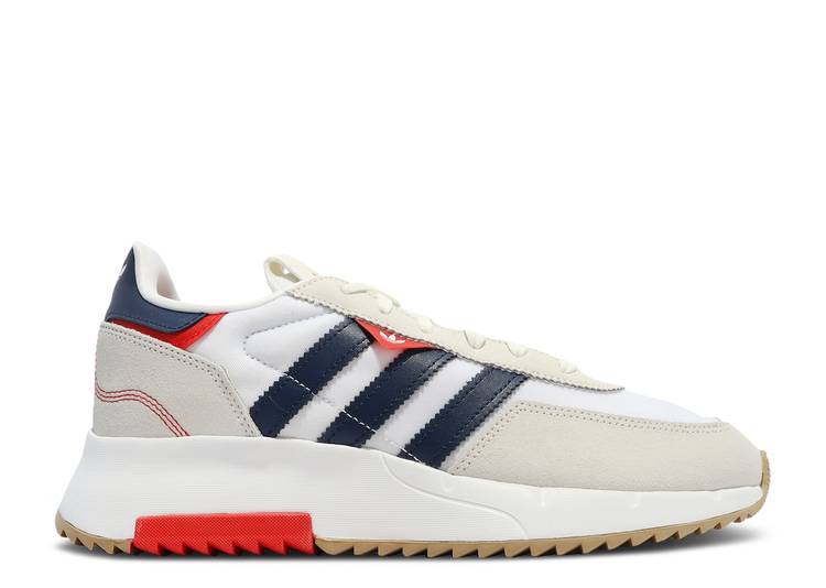 【 ADIDAS RETROPY F2 \u0027WHITE DARK BLUE\u0027 / CLOUD WHITE DARK BLUE OFF WHITE 】 アディダス 白いこと 白いこと 青味 青み スニーカー メンズ