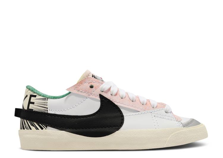 【 NIKE BLAZER LOW '77 JUMBO 'MIGHTY SWOOSHERS' / WHITE BLACK COCONUT MILK 】 ブレイザー ジャンボ 白色 ホワイト 黒色 ブラック スニーカー メンズ ナイキ
