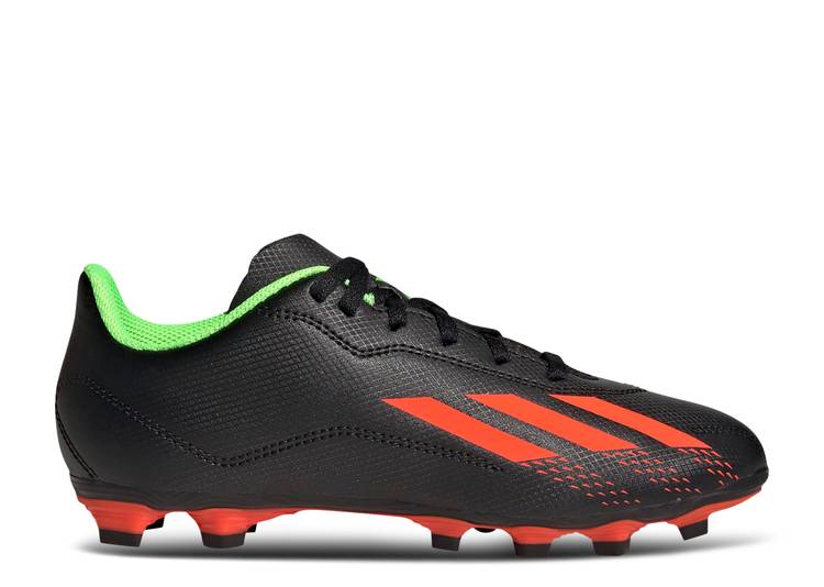 【 ADIDAS X SPEEDPORTAL.4 FG J BLACK SOLAR RED / CORE BLACK SOLAR RED SOLAR GREEN 】 アディダス コア 黒色 ブラック 赤 レッド 緑 グリーン ジュニア キッズ ベビー マタニティ スニーカー