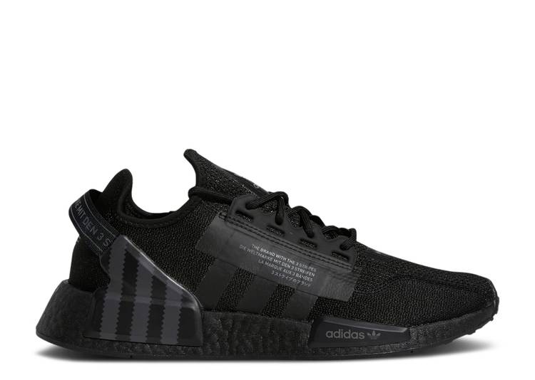 【 ADIDAS NMD_R1 V2 \u0027BLACK GREY\u0027 / CORE BLACK CORE BLACK GREY FOUR 】 アディダス 中核グループ 黒いこと 黒いこと 薄墨色 薄墨色 スニーカー メンズ メンズ靴-スニーカー-靴