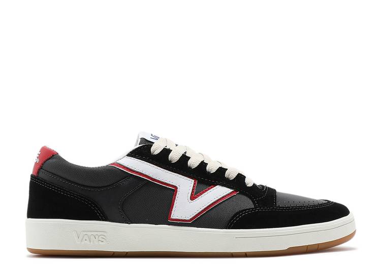 【 VANS LOWLAND CC 'SERIO COLLECTION - BLACK' / BLACK RED WHITE 】 バンズ コレクション 黒色 ブラック 赤 レッド 白色 ホワイト スニーカー メンズ ヴァンズ