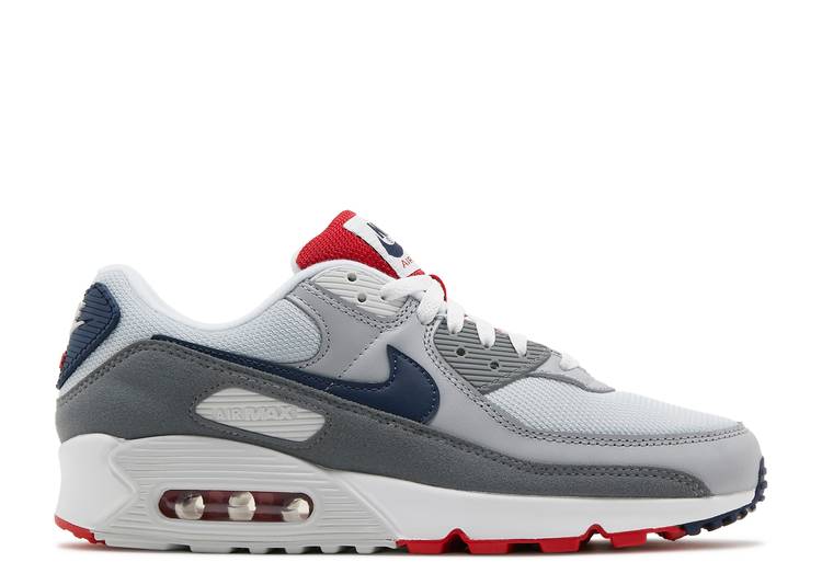 【 NIKE AIR MAX 90 'GREY USA' / PURE PLATINUM WOLF GREY COOL 】 マックス ピュア プラチナム 灰色 グレー クール エアマックス スニーカー メンズ ナイキ