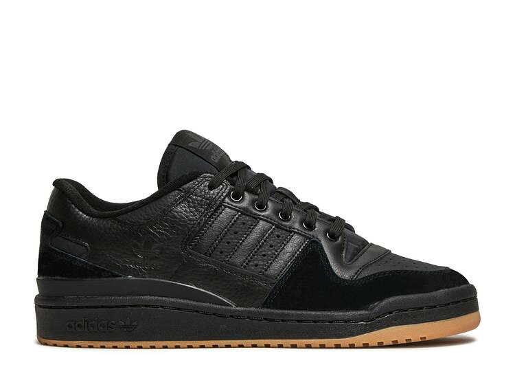 【 ADIDAS FORUM 84 LOW ADV \u0027BLACK GUM\u0027 / CORE BLACK CORE BLACK VIVID RED 】 アディダス 討論会 中核グループ 黒いこと 黒いこと 赤 赤いこと スニーカー メンズ メンズ靴-靴