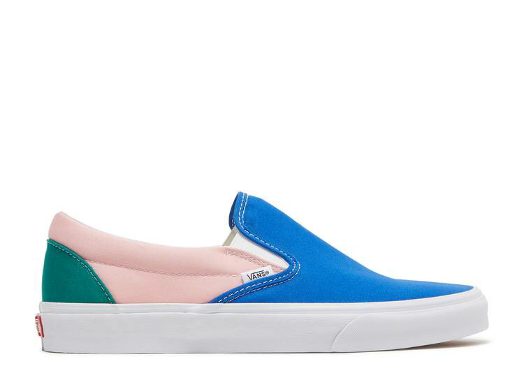 【 VANS CLASSIC SLIP-ON 'RETRO COURT - MULTI' / MULTI COLOR TRUE WHITE 】 バンズ クラシック スリッポン コート 白色 ホワイト スニーカー メンズ ヴァンズ