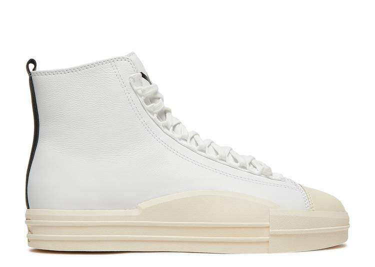 【 ADIDAS Y-3 YUBEN MID CORE WHITE / CORE WHITE BLACK ECRU TINT 】 アディダス ミッド コア 白色 ホワイト 黒色 ブラック スニーカー メンズ