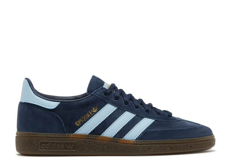 【 ADIDAS HANDBALL SPEZIAL COLLEGIATE NAVY CLEAR SKY / NAVY CLEAR SKY GUM 】 アディダス ハンドボール スペシアル 紺色 ネイビー スカイ スニーカー メンズ