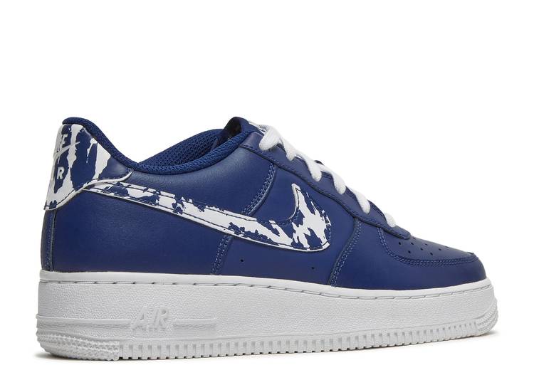 NIKE WMNS AIR FORCE 1 ´07 ESSENTIALS ´BLUE PAISLEY´ / WHITE WORN