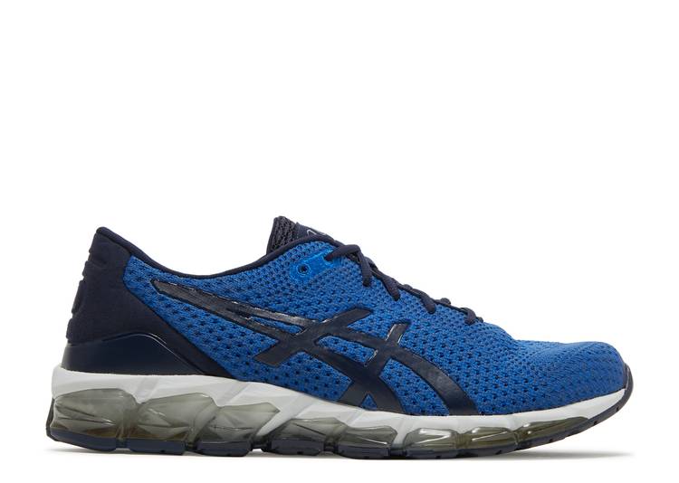 【 ASICS GEL QUANTUM 360 5 KNIT 'TUNA BLUE' / TUNA BLUE MIDNIGHT 】 ニット 青色 ブルー スニーカー メンズ アシックス