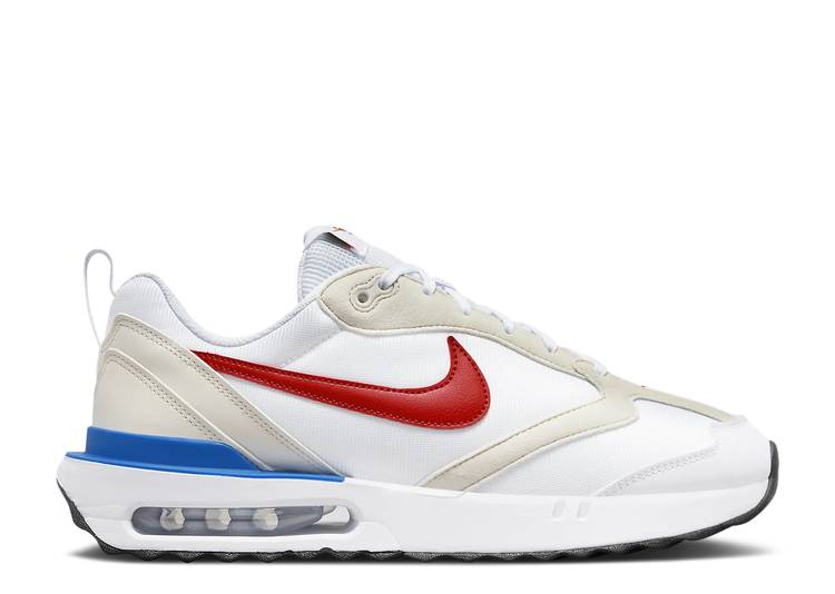 【 NIKE AIR MAX DAWN \u0027WHITE BLUE RED\u0027 / WHITE PHOTO BLUE BLACK RED 】 マックス 青味 青味 白いこと 白いこと 黒いこと 黒いこと 赤 赤いこと 大気圏マックス スニーカー メンズ ナイキ