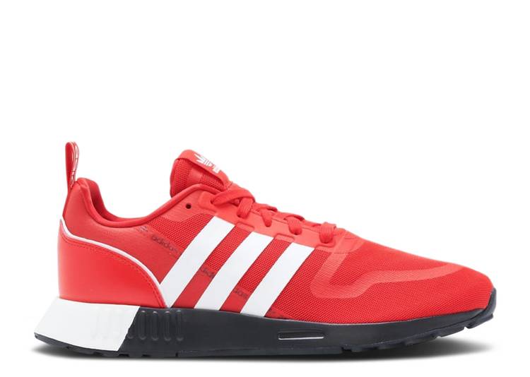 【 ADIDAS MULTIX LOGO PRINT - VIVID RED / VIVID RED FOOTWEAR WHITE CORE 】 アディダス 赤 レッド 白色 ホワイト コア スニーカー メンズ