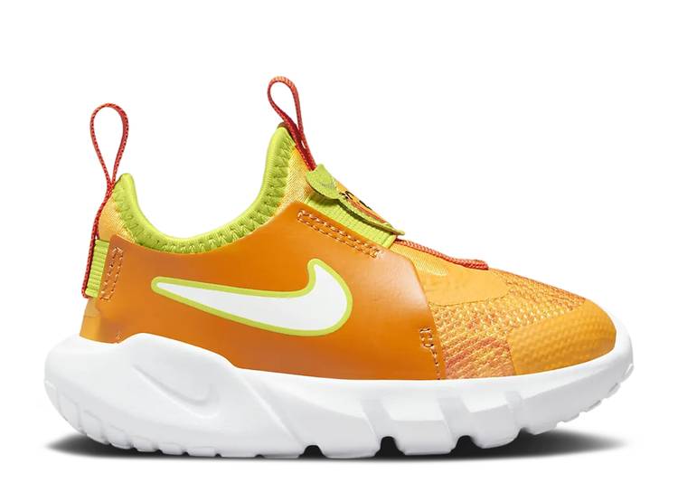 【 NIKE FLEX RUNNER 2 TD MANGO / KUMQUAT ATOMIC GREEN UNIVERSITY 】 緑 グリーン ベビー ナイキ