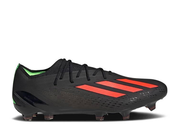 【 ADIDAS X SPEEDPORTAL.1 FG 'BLACK SOLAR RED' / CORE BLACK SOLAR RED SOLAR GREEN 】 アディダス コア 黒色 ブラック 赤 レッド 緑 グリーン スニーカー メンズ｜スニケス 27,950円